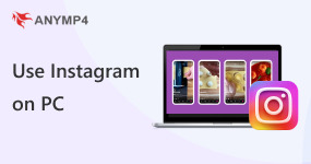 Gebruik Instagram op pc