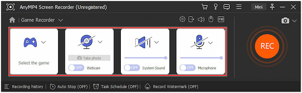 Modificar configurações de gravação