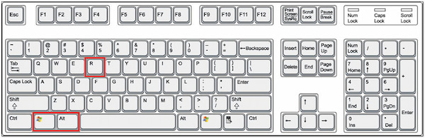 Press Windows + Alt + R
