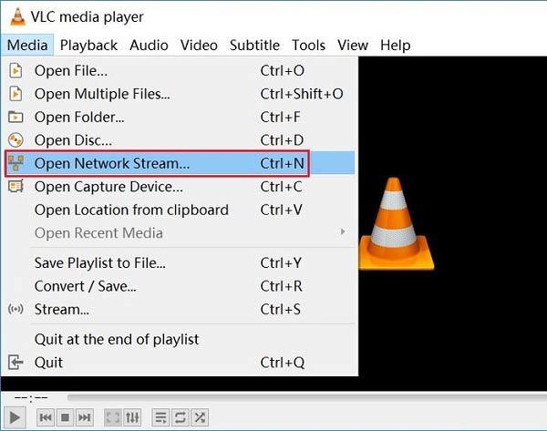 VLC ağ akışı