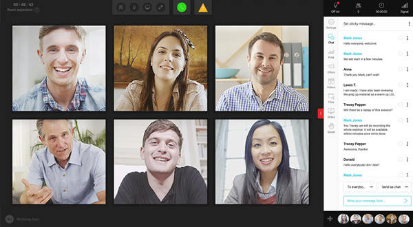Webinarjam User Interface