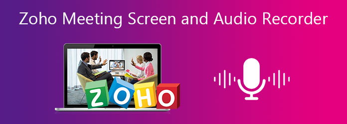 Zoho Meeting-scherm en audiorecorder