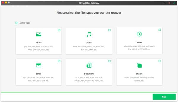 Recuperación de datos de Iskysoft