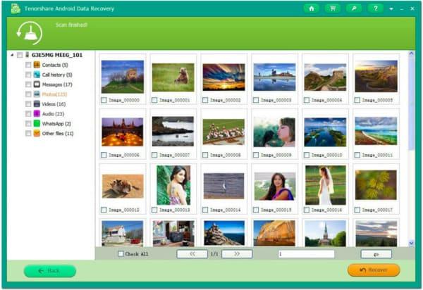 Tenorshare Android herstel van gegevens