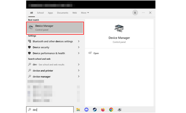 Display Adapters Device Manager