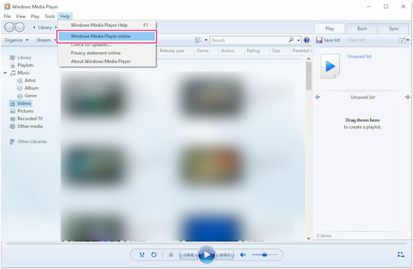 Uppdatera Media Player