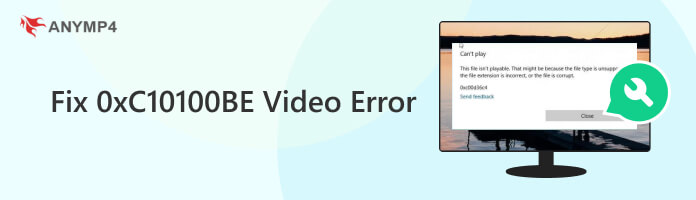 Fixa 0xC10100BE Video Error