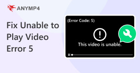 Fix Unable to Play Video Error 5