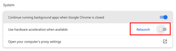 Hardware de Chrome