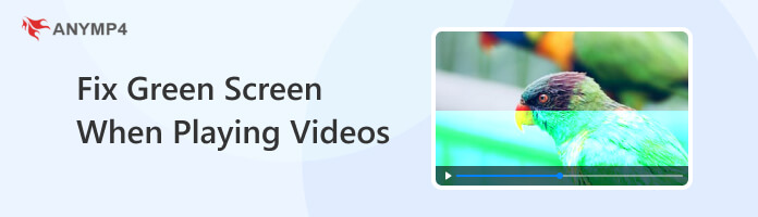 Zelená obrazovka při přehrávání videa