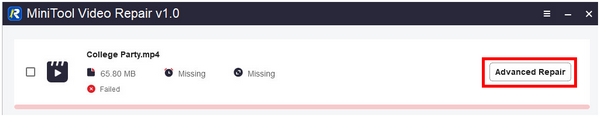 Minitool Video Repair Avansert reparasjon