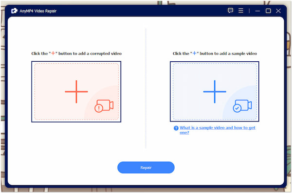 Adicionar vídeos corrompidos e de amostra