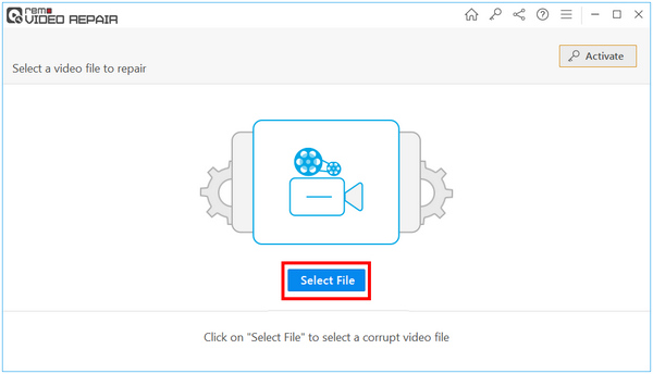 Remo Video Repair Review Válassza ki a fájlt