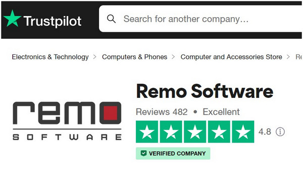 Remo Videoreparatie Trustpilot