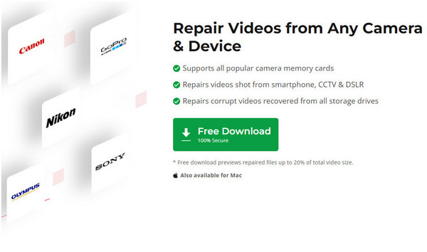 Stellar Video Repair Camera Brands