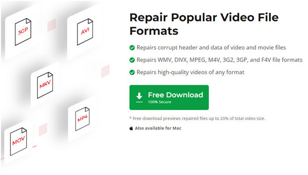 Stellar videoreparationsformat