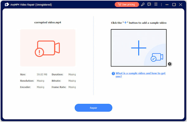 Importa video di esempio