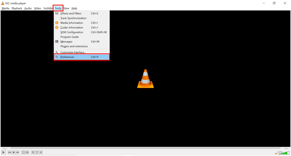 Preferencias de herramientas de Vlc Media Player