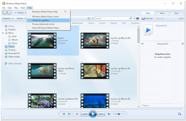 Keep Media Player Updated