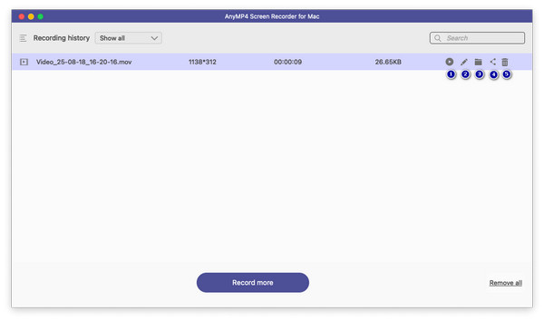 All Recorded Files Windows Recorder