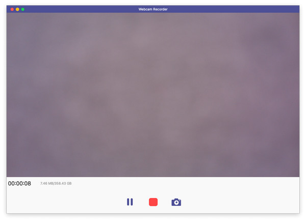 End Webcam Recording