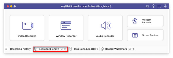 Recorder Set Record Length