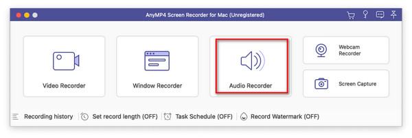 Select Audio Recorder