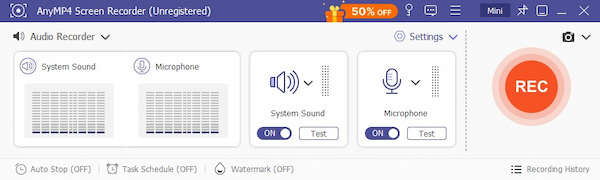 Suono del microfono audio