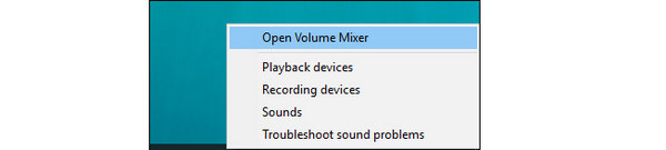Apri Volume Mixer