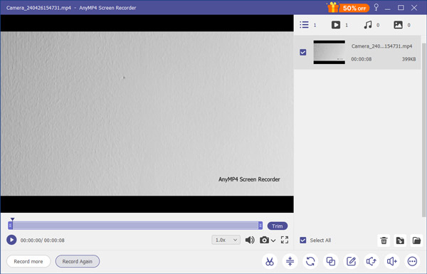 Preview Recorded Webcam