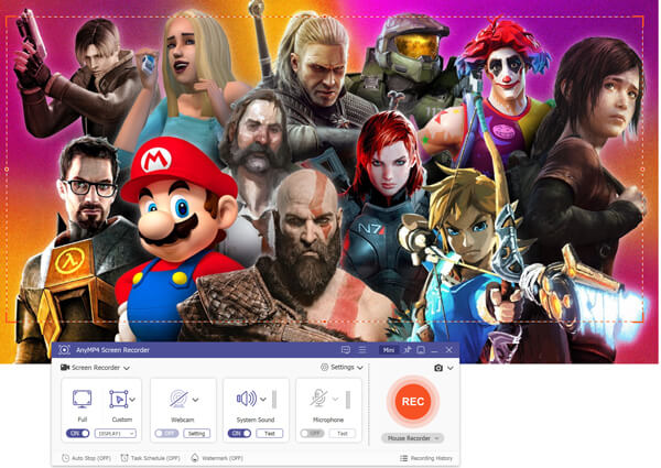 Record Game in Anymp4