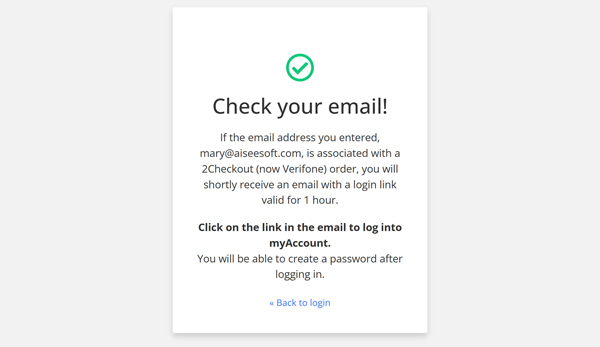 Inloggen 2checkout