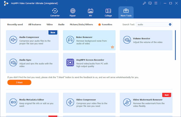 Anymp4 VCU Choose Audio Sync