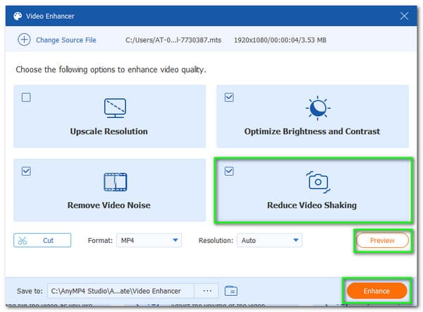 AnyMP4 Video Converter Ultieme Verbetering