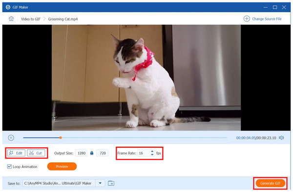 Anymp4 Video Converter Ultimate Generate