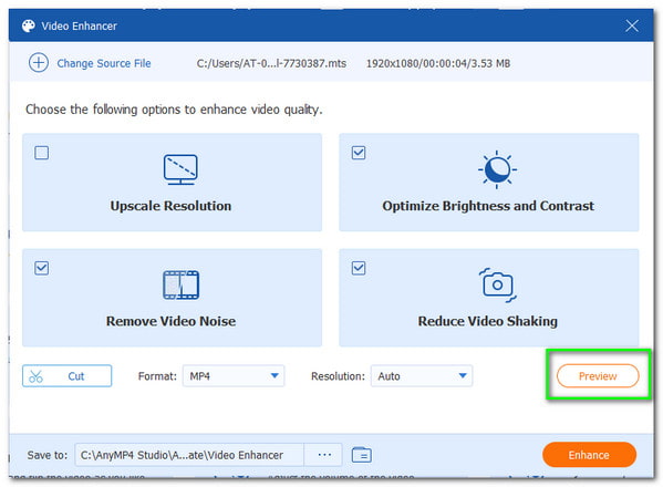 AnyMP4 Video Converter Ultimate Preview