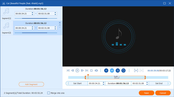 Rozdělte MP3