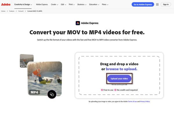 Upload Mov File In Adobe Express