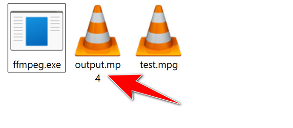 Find Converted MP4 File by FFmpeg
