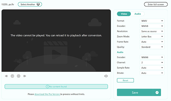 Convert Flv To Wmv Online In Anymp4