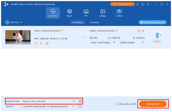 AnyMP4 Video Converter Ultimate Convert All