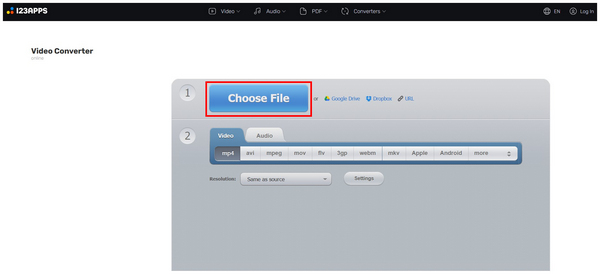 Online Converter Choose File