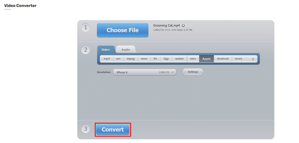 Online Converter Start