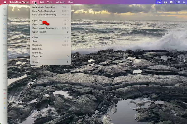 Open Video In Quicktime