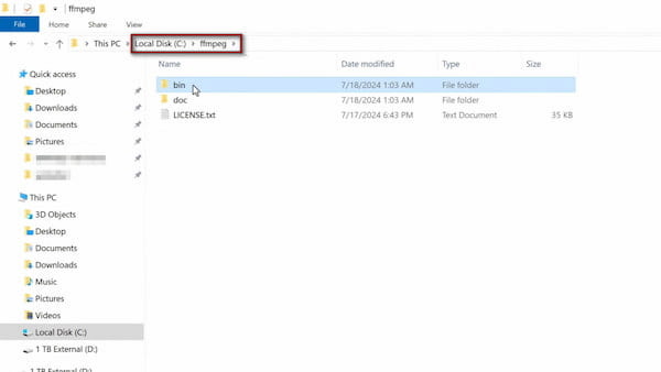 Extract And Organize In FFmpeg