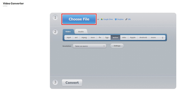 Online Tool Choose File
