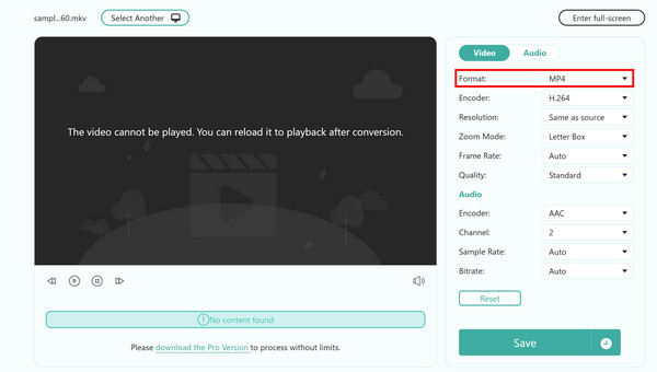 Select Mp4 Format Anymp4 Online Converter