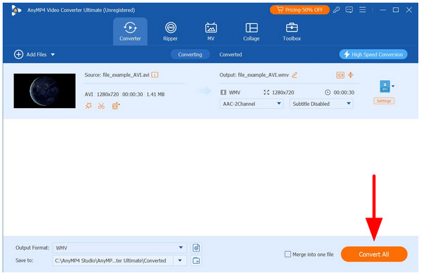 Anymp4 Video Converter Ultimate Convert All