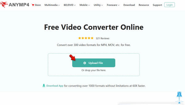 Import Mov Video In Anymp4 Online