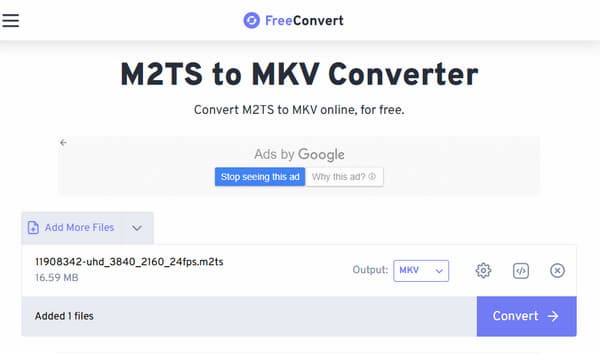 Convert M2Ts To Mkv In Cloudconvert